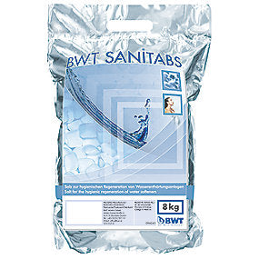 BWT Sanitabs. Salt til blødgøringsanlæg. 8 kg. pr. pose