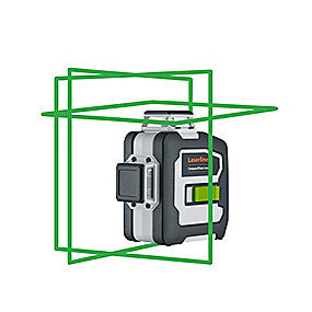 Laserliner streg-/krydslaser 49-036299 CompactPlane-Laser 3G set grøn 3x360°