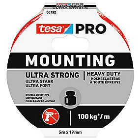 Tesa monteringstape 5mx9mm PRO 66792, dobbeltklæbende ultra stærk skumtape