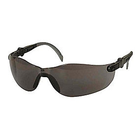 OX-ON Eyewear space comfort sikkerhedsbrille med mørk UV linse. Justerbare stænger. Godkendelse: EN166