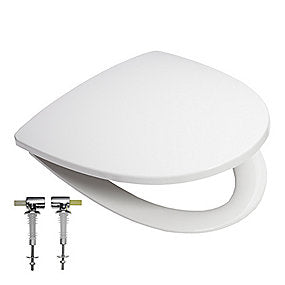 Ifö Sign toiletsæde med Softclose, quick release og faste beslag. Hvid